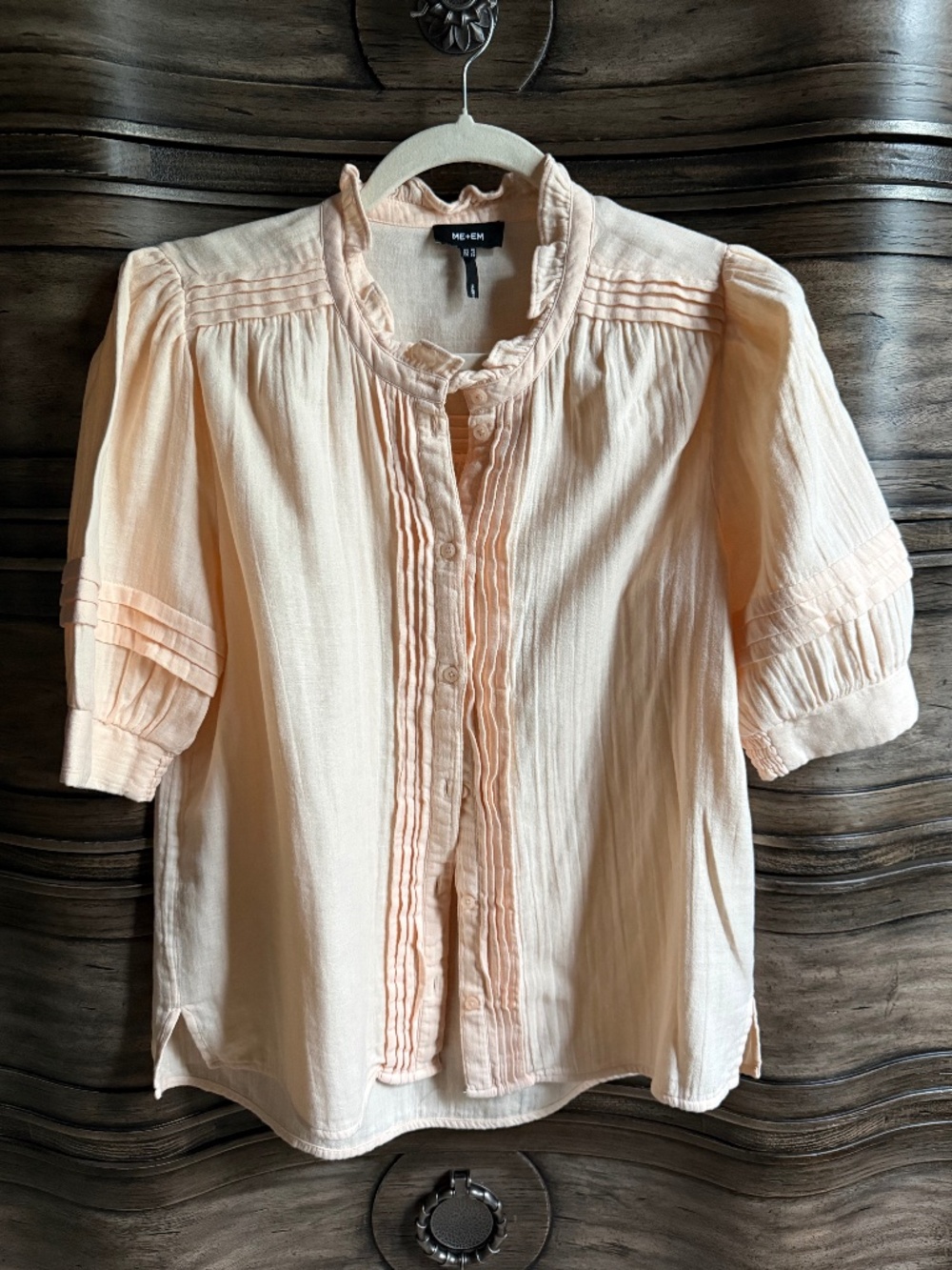 ME+EM Cheesecloth Blouse